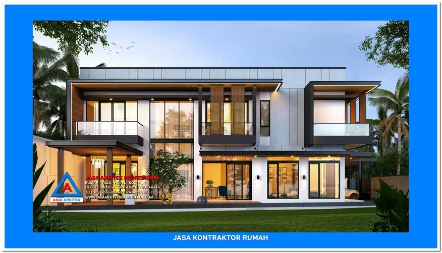tampak samping kiri Kontraktor Rumah Mewah di Tangerang, kontraktor rumah, jasa kontraktor, jasa kontraktor rumah, kontraktor bangun rumah, kontraktor rumah mewah, kontraktor bangunan, jasa kontraktor bangunan