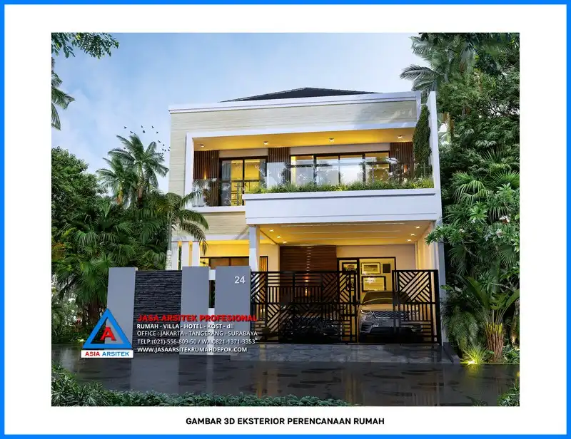 tampak depan Kontraktor Rumah Minimalis 2 Lantai 5 Kamar, kontraktor rumah, jasa kontraktor, jasa kontraktor rumah, kontraktor bangun rumah, kontraktor rumah mewah, kontraktor bangunan, jasa kontraktor bangunan