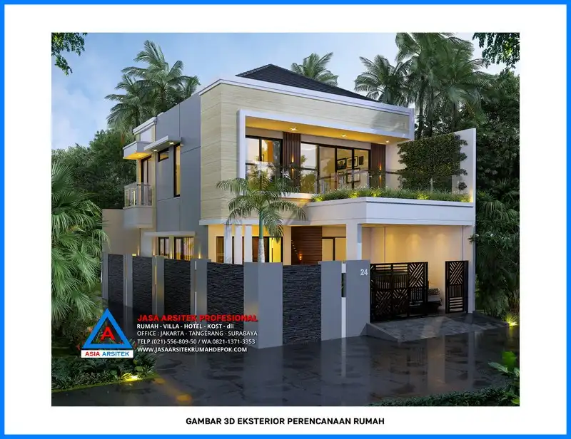 tampak hook Kontraktor Rumah Minimalis 2 Lantai 5 Kamar, kontraktor rumah, jasa kontraktor, jasa kontraktor rumah, kontraktor bangun rumah, kontraktor rumah mewah, kontraktor bangunan, jasa kontraktor bangunan