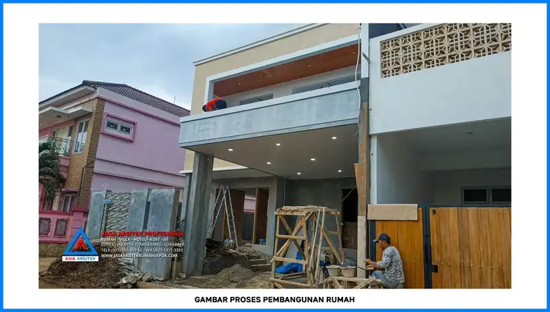 depan kanan Kontraktor Rumah Minimalis 2 Lantai 5 Kamar, kontraktor rumah, jasa kontraktor, jasa kontraktor rumah, kontraktor bangun rumah, kontraktor rumah mewah, kontraktor bangunan, jasa kontraktor bangunan