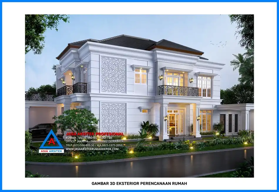 tampak depan kiri Kontraktor Rumah Murah Dan Terpercaya, kontraktor rumah, jasa kontraktor, jasa kontraktor rumah, kontraktor bangun rumah, kontraktor rumah mewah, kontraktor bangunan, jasa kontraktor bangunan