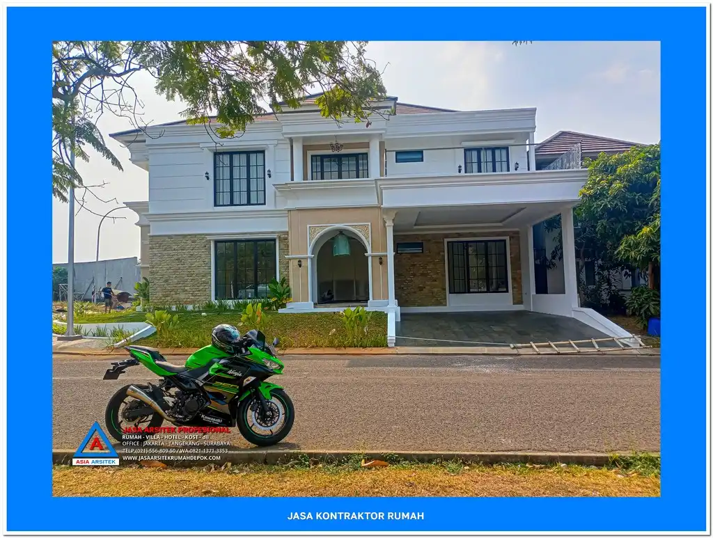 tampak depan bangunan Kontraktor Rumah Murah Terbaik Depok, kontraktor rumah, jasa kontraktor, jasa kontraktor rumah, kontraktor bangun rumah, kontraktor rumah mewah, kontraktor bangunan, jasa kontraktor bangunan