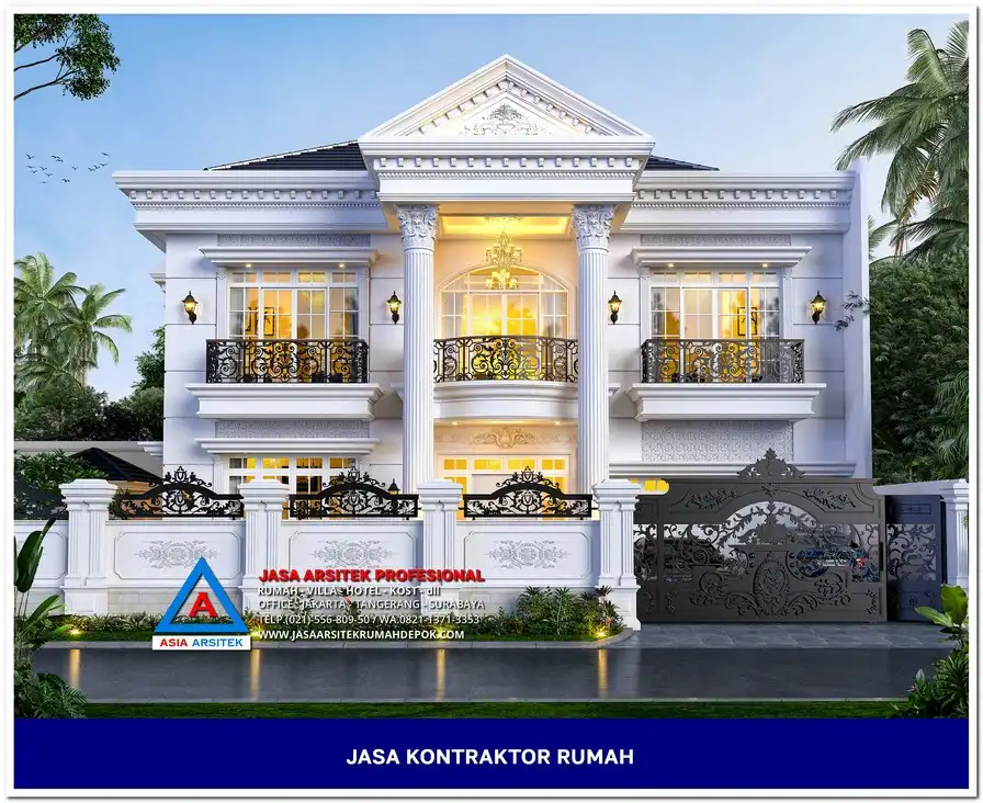 tampak depan Kontraktor Rumah Siap Bangun di Bojongsari Depok, kontraktor rumah, jasa kontraktor, jasa kontraktor rumah, kontraktor bangun rumah, kontraktor rumah mewah, kontraktor bangunan, jasa kontraktor bangunan