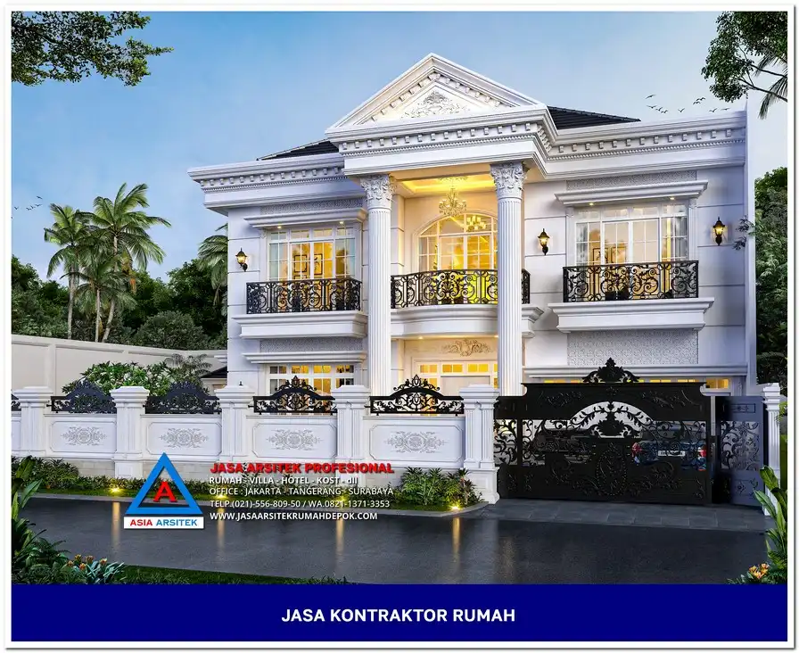 fasad Kontraktor Rumah Siap Bangun di Bojongsari Depok, kontraktor rumah, jasa kontraktor, jasa kontraktor rumah, kontraktor bangun rumah, kontraktor rumah mewah, kontraktor bangunan, jasa kontraktor bangunan