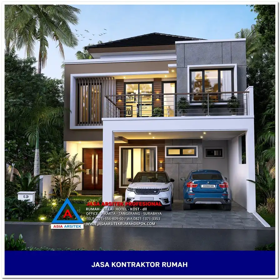 tampak depan Kontraktor Rumah Siap Bangun di Cilodong Depok, kontraktor rumah, jasa kontraktor, jasa kontraktor rumah, kontraktor bangun rumah, kontraktor rumah mewah, kontraktor bangunan, jasa kontraktor bangunan