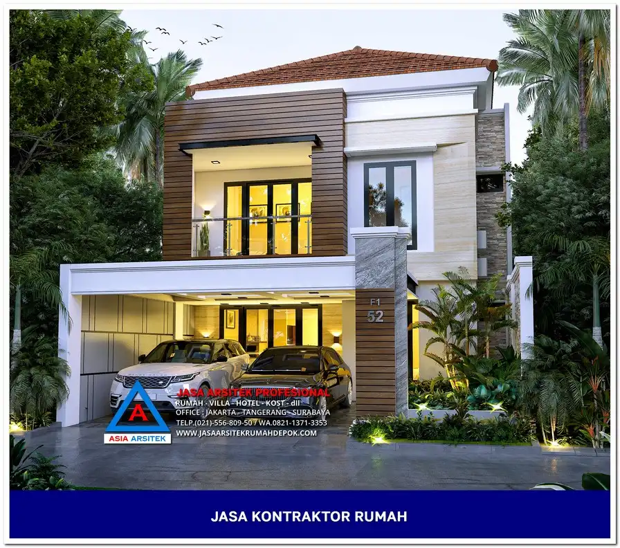 fasad Kontraktor Rumah Siap Bangun di Cipayung Depok, kontraktor rumah, jasa kontraktor, jasa kontraktor rumah, kontraktor bangun rumah, kontraktor rumah mewah, kontraktor bangunan, jasa kontraktor bangunan