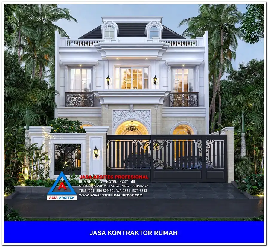 tampak depan Kontraktor Rumah Siap Bangun di Cisalak Depok, kontraktor rumah, jasa kontraktor, jasa kontraktor rumah, kontraktor bangun rumah, kontraktor rumah mewah, kontraktor bangunan, jasa kontraktor bangunan