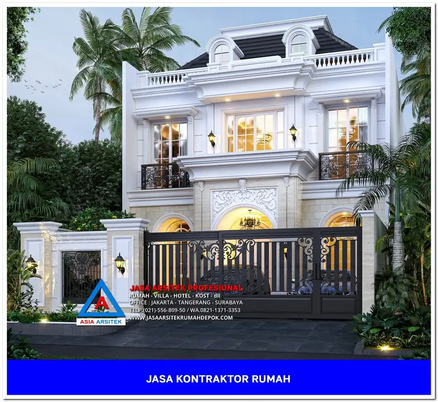 fasad Kontraktor Rumah Siap Bangun di Cisalak Depok, kontraktor rumah, jasa kontraktor, jasa kontraktor rumah, kontraktor bangun rumah, kontraktor rumah mewah, kontraktor bangunan, jasa kontraktor bangunan