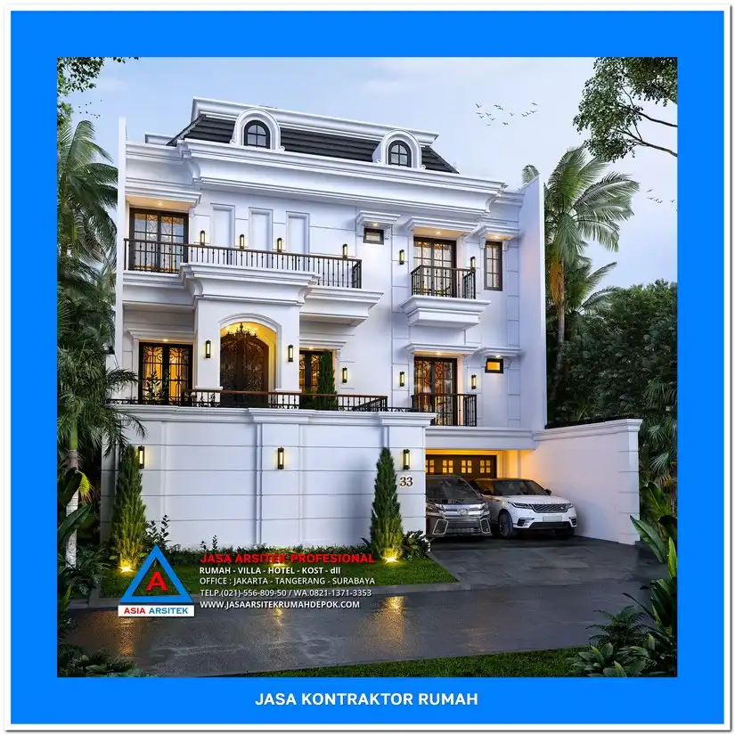 tampak depan Kontraktor Rumah Siap Bangun di Depok, kontraktor rumah, jasa kontraktor, jasa kontraktor rumah, kontraktor bangun rumah, kontraktor rumah mewah, kontraktor bangunan, jasa kontraktor bangunan