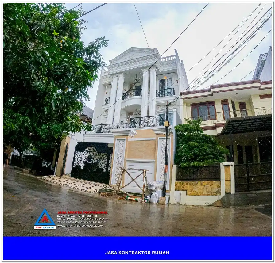 fasad bangunan Kontraktor Rumah Siap Bangun di Duren Seribu Depok, kontraktor rumah, jasa kontraktor, jasa kontraktor rumah, kontraktor bangun rumah, kontraktor rumah mewah, kontraktor bangunan, jasa kontraktor bangunan