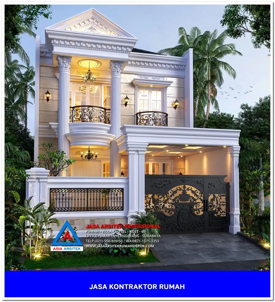 fasad Kontraktor Rumah Siap Bangun di Grogol Depok, kontraktor rumah, jasa kontraktor, jasa kontraktor rumah, kontraktor bangun rumah, kontraktor rumah mewah, kontraktor bangunan, jasa kontraktor bangunan