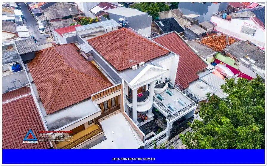 tampak atas bangunan Kontraktor Rumah Siap Bangun di Grogol Depok, kontraktor rumah, jasa kontraktor, jasa kontraktor rumah, kontraktor bangun rumah, kontraktor rumah mewah, kontraktor bangunan, jasa kontraktor bangunan