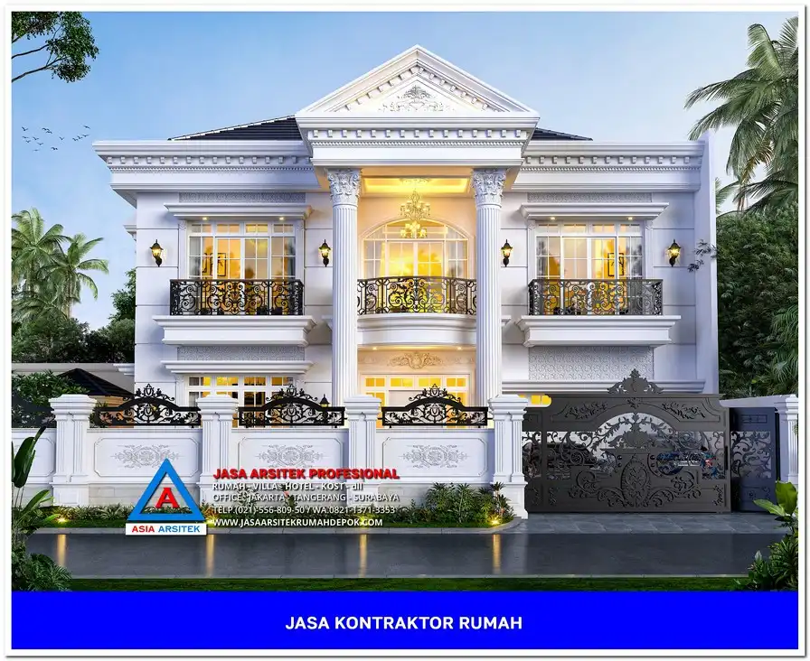 tampak depan 3d Kontraktor Rumah Siap Bangun di Harjamukti Depok, kontraktor rumah, jasa kontraktor, jasa kontraktor rumah, kontraktor bangun rumah, kontraktor rumah mewah, kontraktor bangunan, jasa kontraktor bangunan