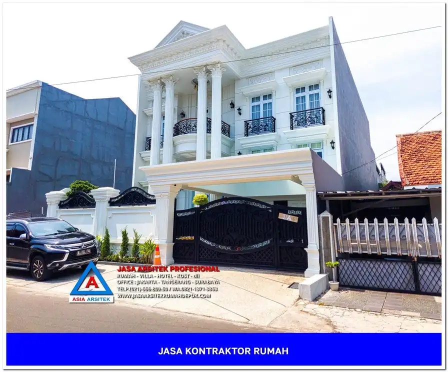 fasad bangunan Kontraktor Rumah Siap Bangun di Jatijajar Depok, kontraktor rumah, jasa kontraktor, jasa kontraktor rumah, kontraktor bangun rumah, kontraktor rumah mewah, kontraktor bangunan, jasa kontraktor bangunan