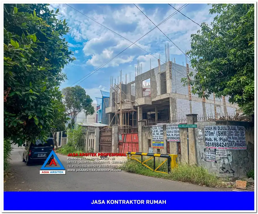 tampak samping kanan Kontraktor Rumah Siap Bangun di Kalimulya Depok, kontraktor rumah, jasa kontraktor, jasa kontraktor rumah, kontraktor bangun rumah, kontraktor rumah mewah, kontraktor bangunan, jasa kontraktor bangunan