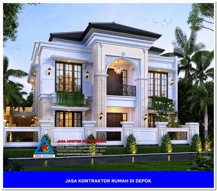 tampak depan Kontraktor Rumah Siap Bangun di Krukut Depok, kontraktor rumah, jasa kontraktor, jasa kontraktor rumah, kontraktor bangun rumah, kontraktor rumah mewah, kontraktor bangunan, jasa kontraktor bangunan