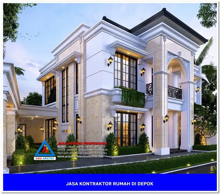 tampak samping kiri Kontraktor Rumah Siap Bangun di Krukut Depok, kontraktor rumah, jasa kontraktor, jasa kontraktor rumah, kontraktor bangun rumah, kontraktor rumah mewah, kontraktor bangunan, jasa kontraktor bangunan