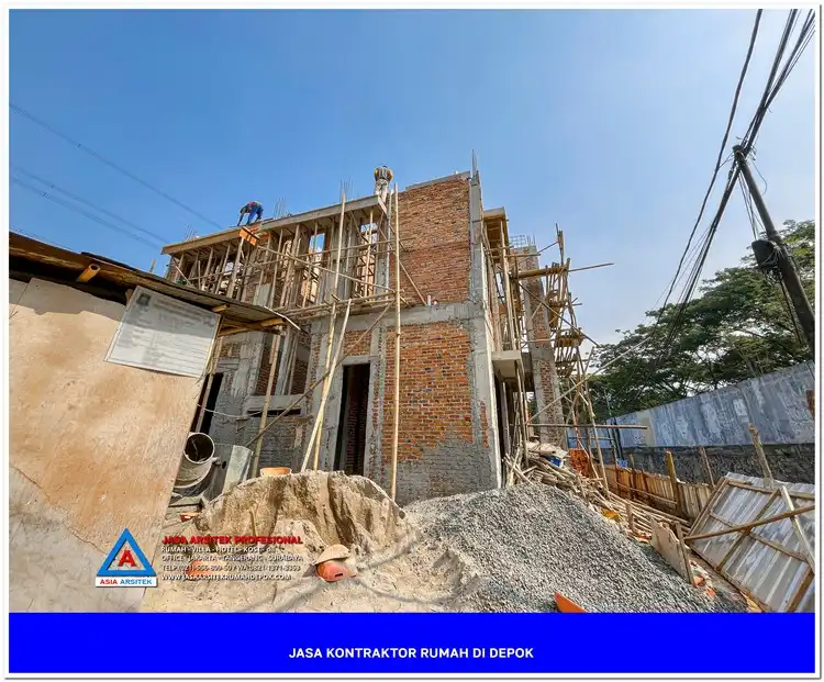 tampak samping bangunan Kontraktor Rumah Siap Bangun di Krukut Depok, kontraktor rumah, jasa kontraktor, jasa kontraktor rumah, kontraktor bangun rumah, kontraktor rumah mewah, kontraktor bangunan, jasa kontraktor bangunan