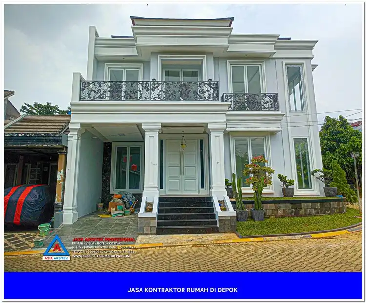 fasad bangunan Kontraktor Rumah Siap Bangun di Kukusan Depok, kontraktor rumah, jasa kontraktor, jasa kontraktor rumah, kontraktor bangun rumah, kontraktor rumah mewah, kontraktor bangunan, jasa kontraktor bangunan