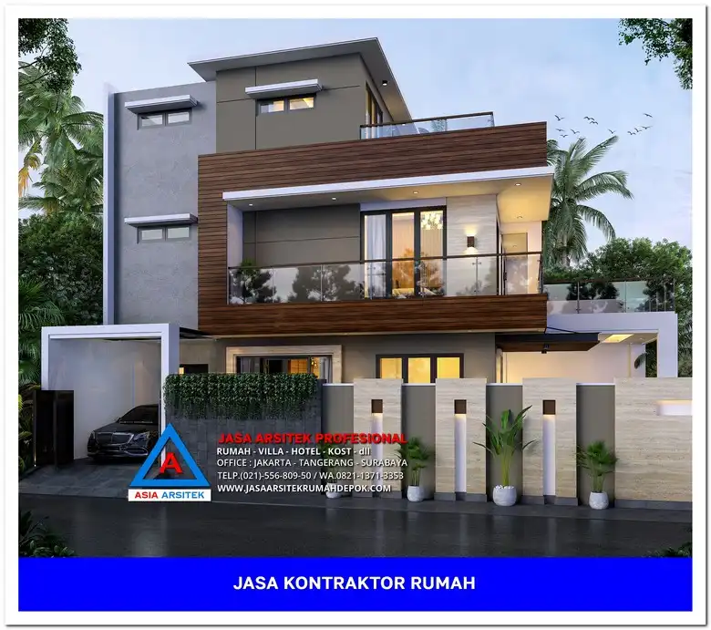 tampak samping Kontraktor Rumah Siap Bangun di Meruyung Depok, kontraktor rumah, jasa kontraktor, jasa kontraktor rumah, kontraktor bangun rumah, kontraktor rumah mewah, kontraktor bangunan, jasa kontraktor bangunan