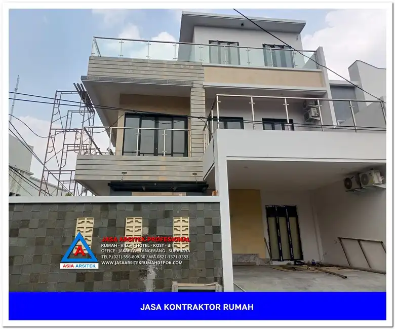 fasad bangunan Kontraktor Rumah Siap Bangun di Meruyung Depok, kontraktor rumah, jasa kontraktor, jasa kontraktor rumah, kontraktor bangun rumah, kontraktor rumah mewah, kontraktor bangunan, jasa kontraktor bangunan