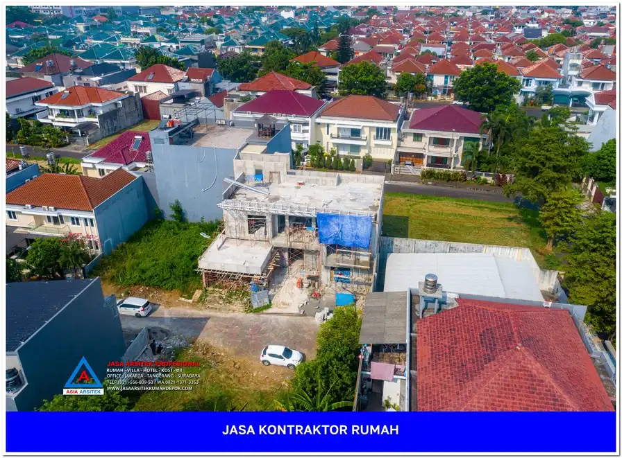 tampak atas Kontraktor Rumah Siap Bangun di Pancoran Mas Depok, kontraktor rumah, jasa kontraktor, jasa kontraktor rumah, kontraktor bangun rumah, kontraktor rumah mewah, kontraktor bangunan, jasa kontraktor bangunan