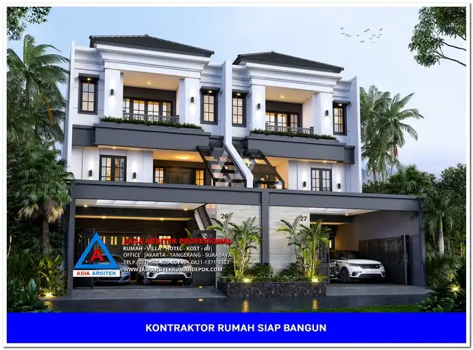 tampak depan Kontraktor Rumah Siap Bangun di Pondok Cina Depok, kontraktor rumah, jasa kontraktor, jasa kontraktor rumah, kontraktor bangun rumah, kontraktor rumah mewah, kontraktor bangunan, jasa kontraktor bangunan