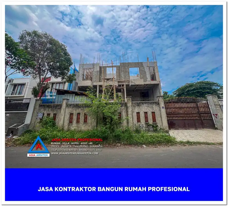 fasad bangunan Kontraktor Rumah Siap Bangun di Rangkapan Jaya Depok, kontraktor rumah, jasa kontraktor, jasa kontraktor rumah, kontraktor bangun rumah, kontraktor rumah mewah, kontraktor bangunan, jasa kontraktor bangunan