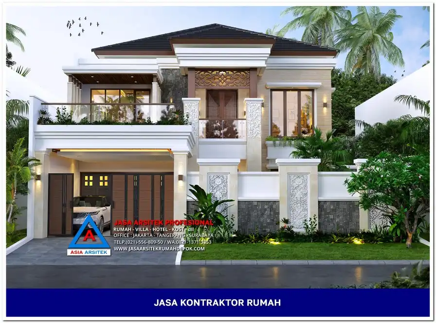 tampak depan Kontraktor Rumah Siap Bangun di Sawangan Depok, kontraktor rumah, jasa kontraktor, jasa kontraktor rumah, kontraktor bangun rumah, kontraktor rumah mewah, kontraktor bangunan, jasa kontraktor bangunan