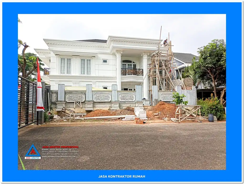 tampak samping Kontraktor Rumah Terbaik di Bandung, kontraktor rumah, jasa kontraktor rumah, kontraktor bangunan, jasa bangun rumah, jasa renovasi rumah, jasa arsitek rumah