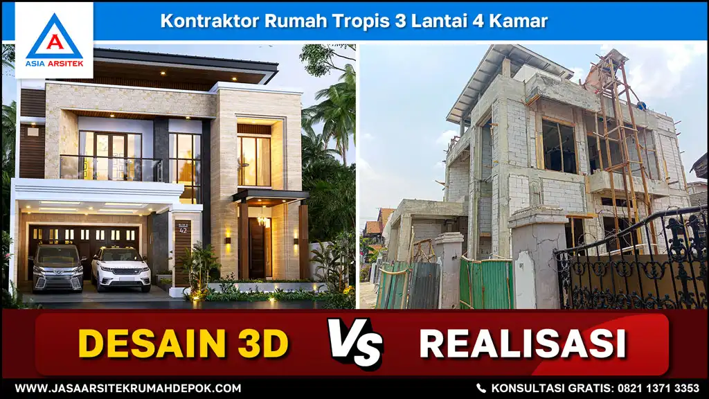 cover Kontraktor Rumah Tropis 3 Lantai 4 Kamar, kontraktor rumah, jasa kontraktor, jasa kontraktor rumah, kontraktor bangun rumah, kontraktor rumah mewah, kontraktor bangunan, jasa kontraktor bangunan