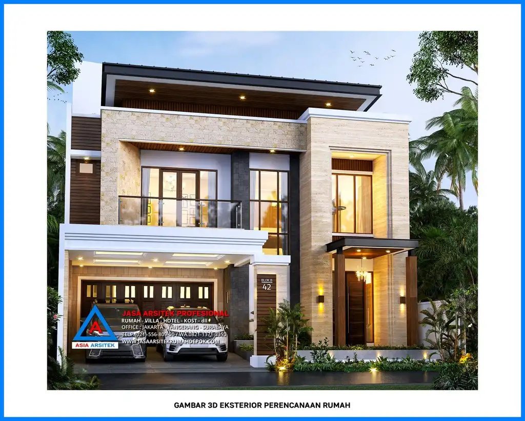 fasad Kontraktor Rumah Tropis 3 Lantai 4 Kamar, kontraktor rumah, jasa kontraktor, jasa kontraktor rumah, kontraktor bangun rumah, kontraktor rumah mewah, kontraktor bangunan, jasa kontraktor bangunan