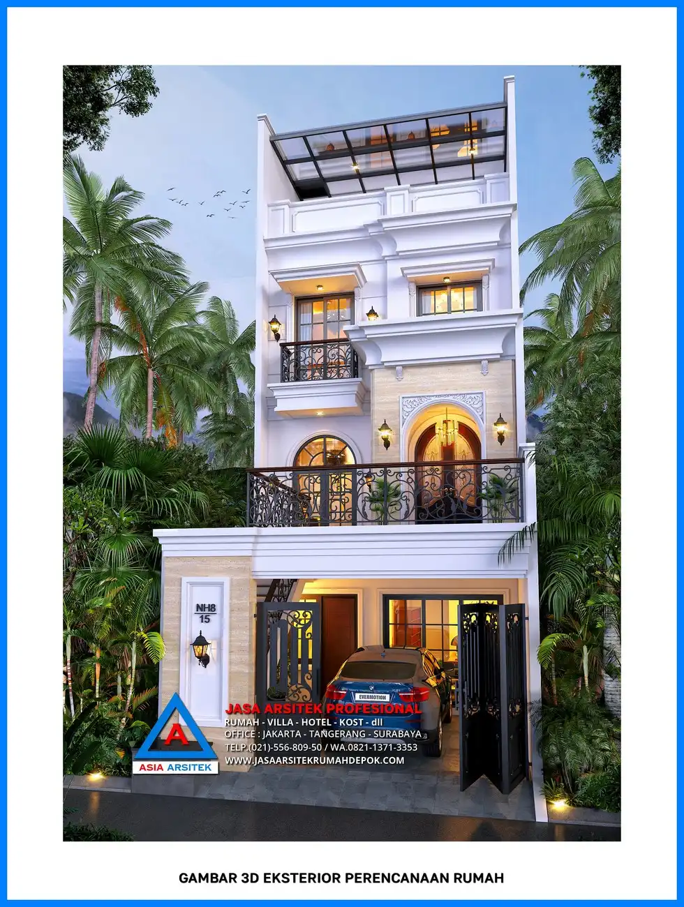 tampak depan Panduan Lengkap Memilih Kontraktor Rumah Profesional