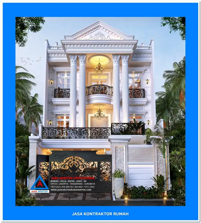 tampak depan Rekomendasi Kontraktor Rumah Profesional di Depok, kontraktor rumah, jasa kontraktor, jasa kontraktor rumah, kontraktor bangun rumah, kontraktor rumah mewah, kontraktor bangunan, jasa kontraktor bangunan