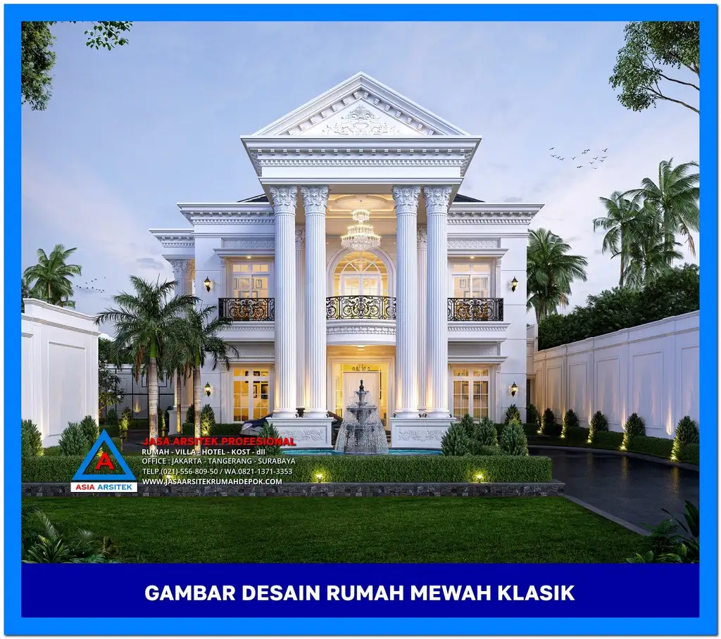 klasik 2 lantai 10 Gambar Rumah Mewah Klasik Terbaru 2025