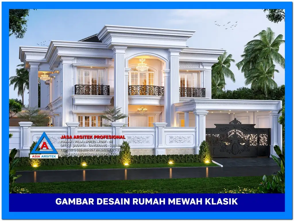 ibu pr 10 Gambar Rumah Mewah Klasik Terbaru 2025