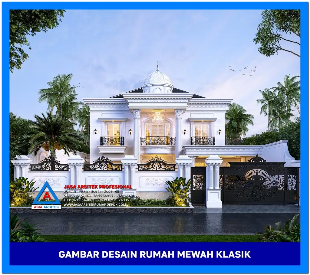 bw 10 Gambar Rumah Mewah Klasik Terbaru 2025