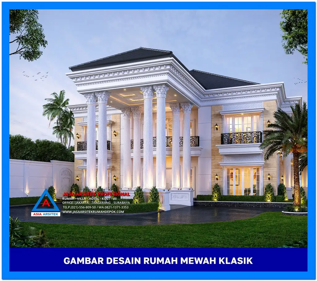 iw 10 Gambar Rumah Mewah Klasik Terbaru 2025