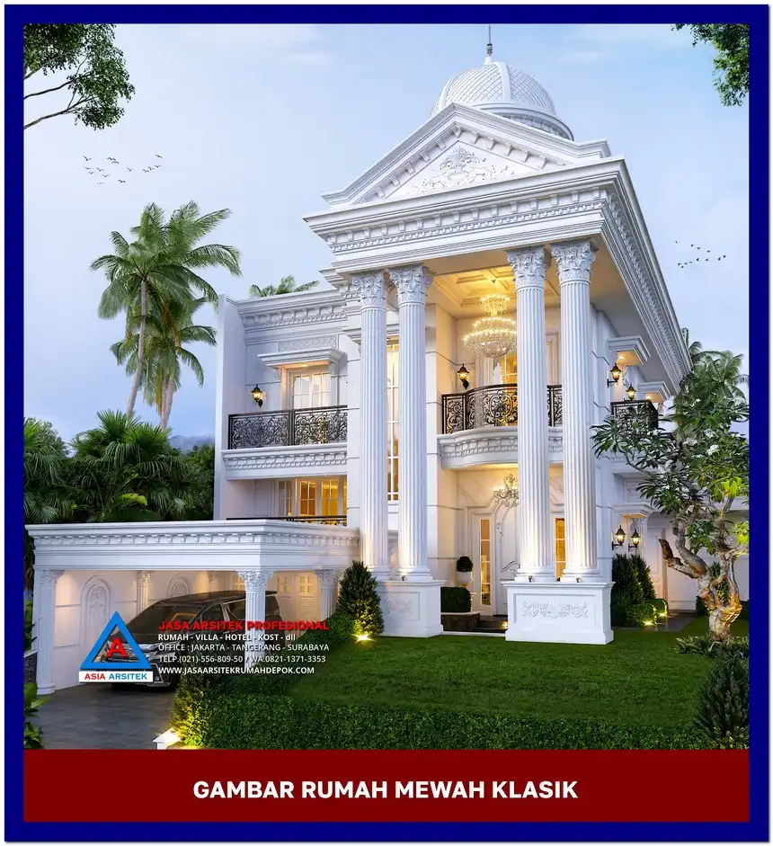 fasad Gambar Rumah Mewah Terbaik di lahan 15x28 meter, gambar rumah mewah, desain rumah mewah, arsitektur rumah mewah, rumah mewah modern
