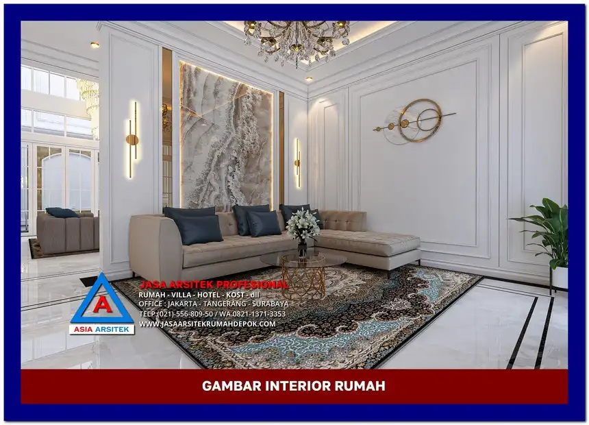ruang tamu Gambar Desain Rumah Klasik 2 Lantai di lahan 670 m2, gambar rumah klasik, desain rumah klasik, model rumah klasik, rumah klasik elegan, inspirasi rumah klasik, contoh rumah klasik
