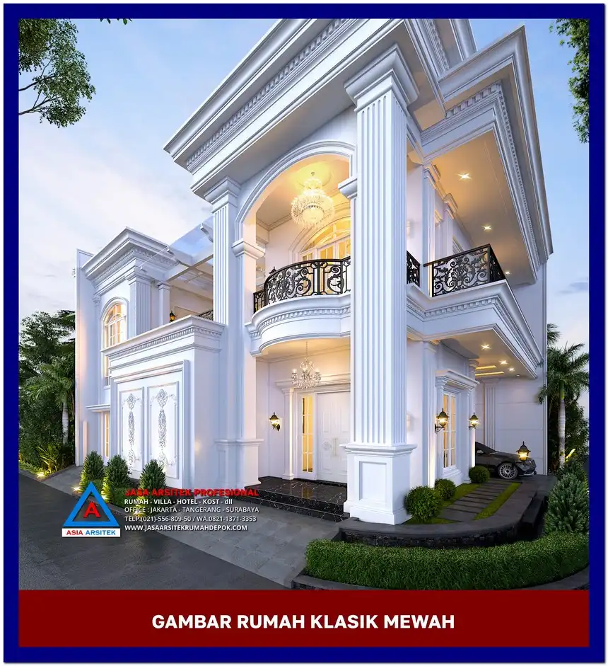 pilar Gambar Rumah Klasik 2 Lantai di lahan 13x17 meter, gambar rumah klasik, desain rumah klasik, model rumah klasik, rumah klasik elegan, inspirasi rumah klasik, contoh rumah klasik