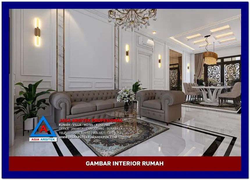 ruang duduk Gambar Rumah Klasik 2 Lantai di lahan 14x19 meter, gambar rumah klasik, desain rumah klasik, model rumah klasik, rumah klasik elegan, inspirasi rumah klasik, contoh rumah klasik