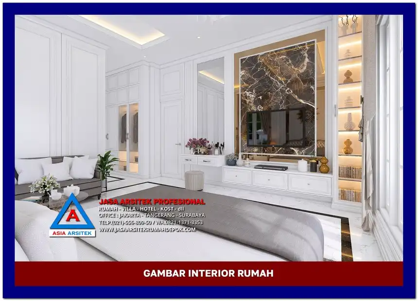 kamar tidur utama Gambar Rumah Klasik Mewah 2 Lantai di lahan 34x24 meter, gambar rumah klasik, desain rumah klasik, model rumah klasik, rumah klasik elegan, inspirasi rumah klasik, contoh rumah klasik