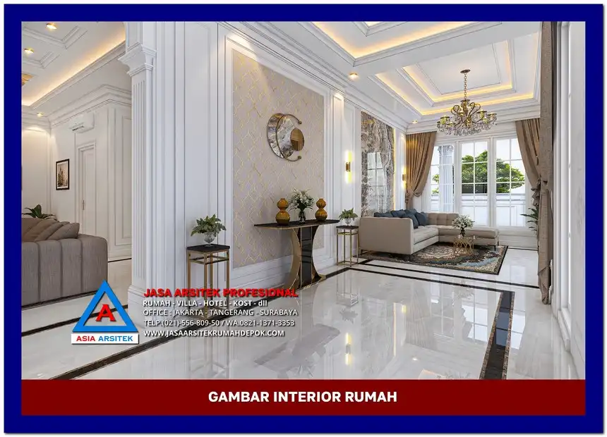 foyer Gambar Rumah Klasik Modern 1 Lantai di lahan 22x26 meter, gambar rumah klasik, desain rumah klasik, model rumah klasik, rumah klasik elegan, inspirasi rumah klasik, contoh rumah klasik