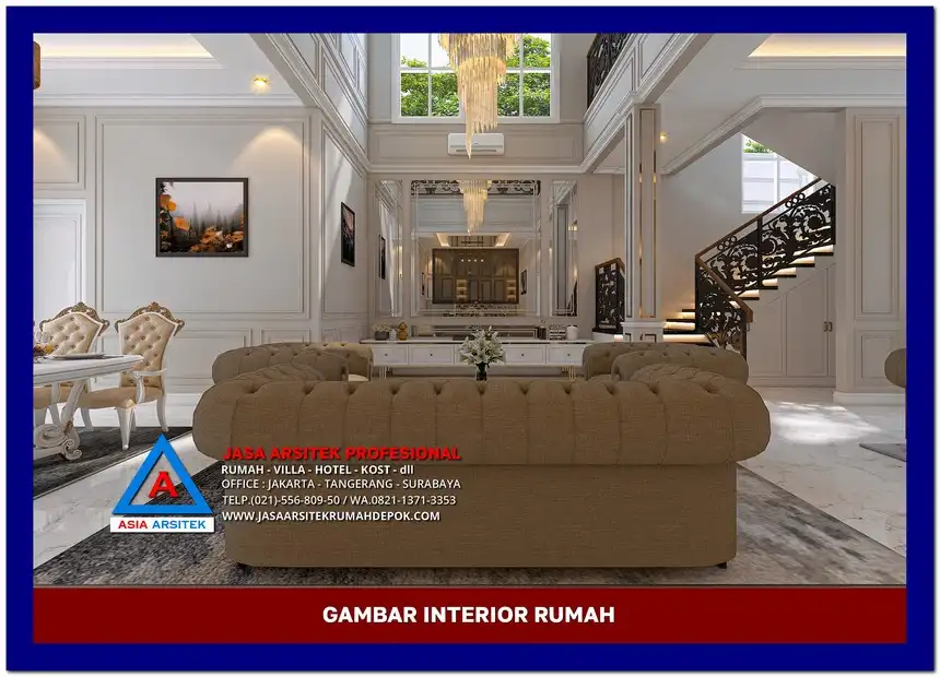 ruang keluarga Gambar Rumah Klasik Modern 2 Lantai di lahan 13x25 meter, gambar rumah klasik, desain rumah klasik, model rumah klasik, rumah klasik elegan, inspirasi rumah klasik, contoh rumah klasik