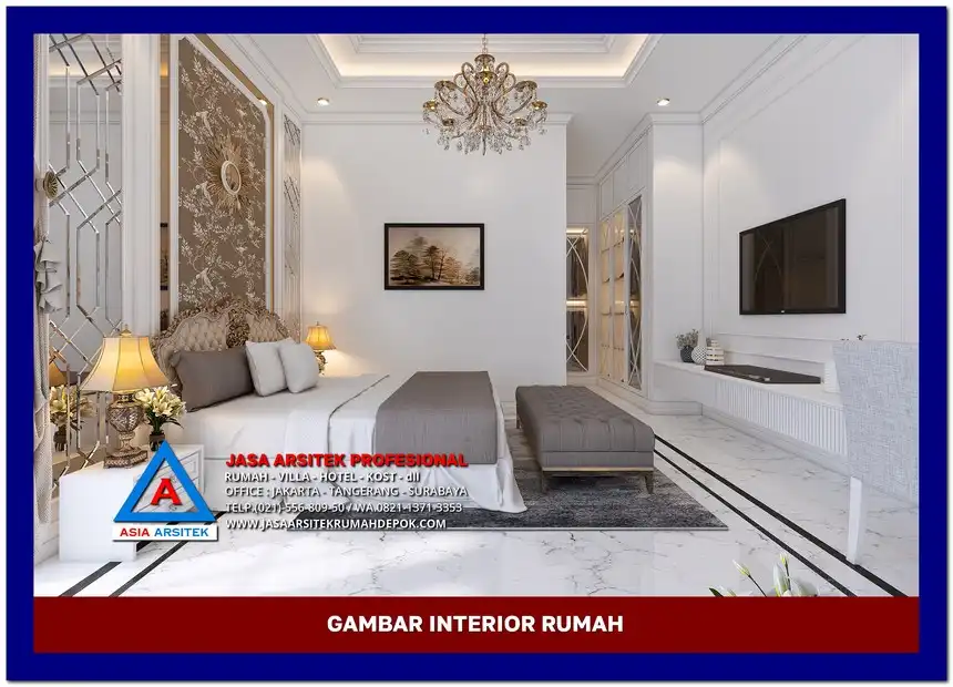 kamar utama Gambar Rumah Klasik Modern 4 Lantai di lahan 28x44 meter, gambar rumah klasik, desain rumah klasik, model rumah klasik, rumah klasik elegan, inspirasi rumah klasik, contoh rumah klasik