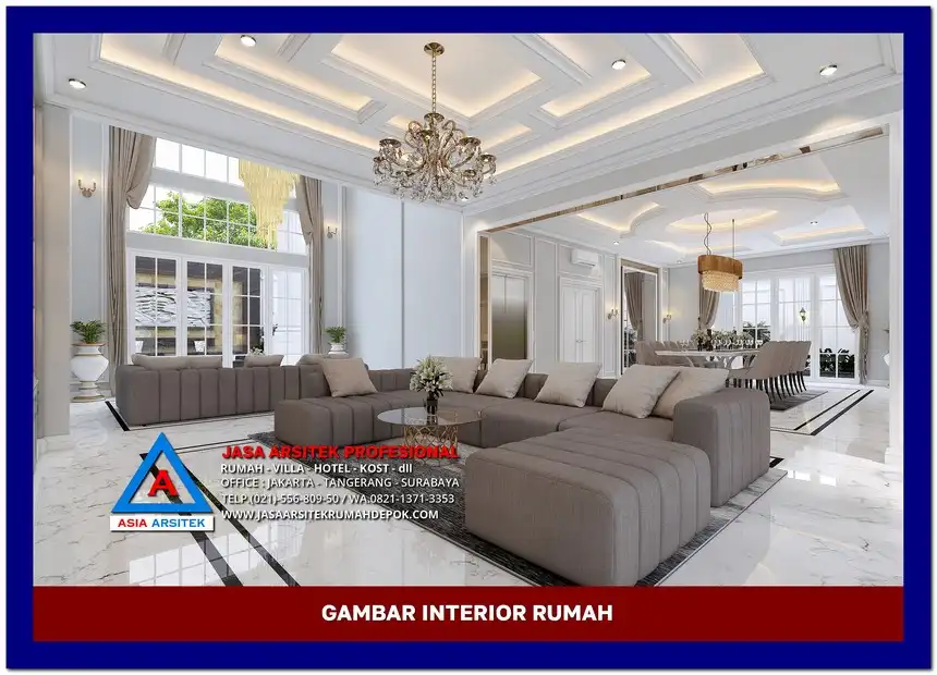 ruang bersama Gambar Rumah Klasik Modern 4 Lantai di lahan 28x44 meter, gambar rumah klasik, desain rumah klasik, model rumah klasik, rumah klasik elegan, inspirasi rumah klasik, contoh rumah klasik