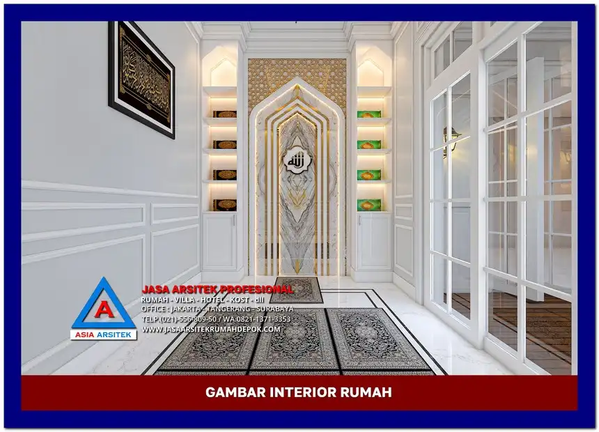 mushola Gambar Rumah Klasik dengan Pilar Tinggi, gambar rumah klasik, desain rumah klasik, model rumah klasik, rumah klasik elegan, inspirasi rumah klasik, contoh rumah klasik