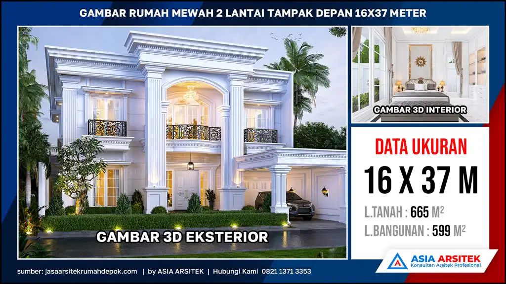 hd Gambar Rumah Mewah 2 Lantai Tampak Depan 16x37 meter, gambar rumah klasik, desain rumah klasik, model rumah klasik, rumah klasik elegan, inspirasi rumah klasik, contoh rumah klasik