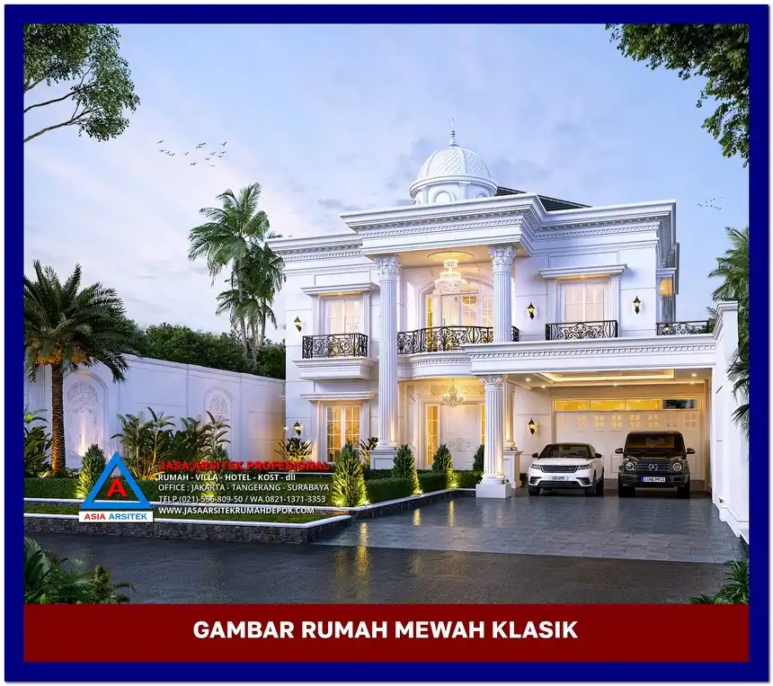 fasad Gambar Rumah Mewah 2 Lantai Terbaik di lahan 19x63 meter, gambar rumah mewah, desain rumah mewah, arsitektur rumah mewah, rumah mewah modern